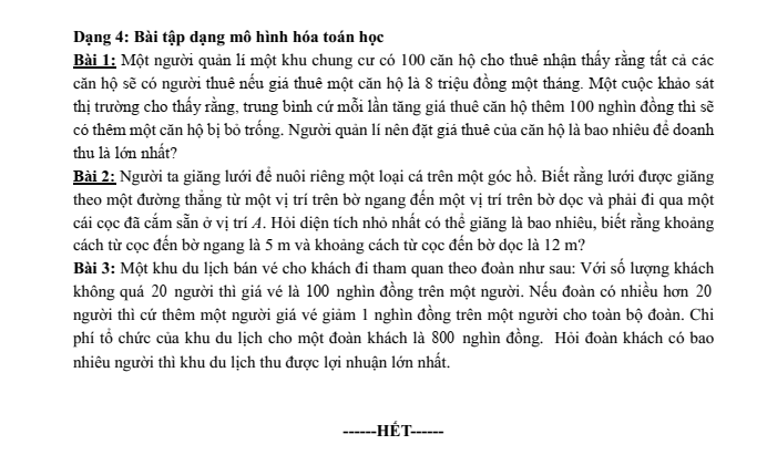 Đề cương ôn tập Học kì 2 Toán 9 trường THCS Nguyễn Gia Thiều năm 2024-2025