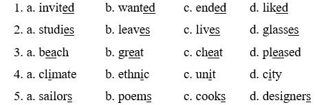 Đề thi Tiếng Anh lớp 9 mới Học kì 2 có đáp án (Đề 4)