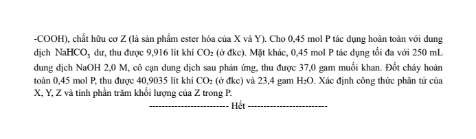 Đề thi tuyển sinh Hóa học vào lớp 10 Chuyên Hà Tĩnh năm 2025