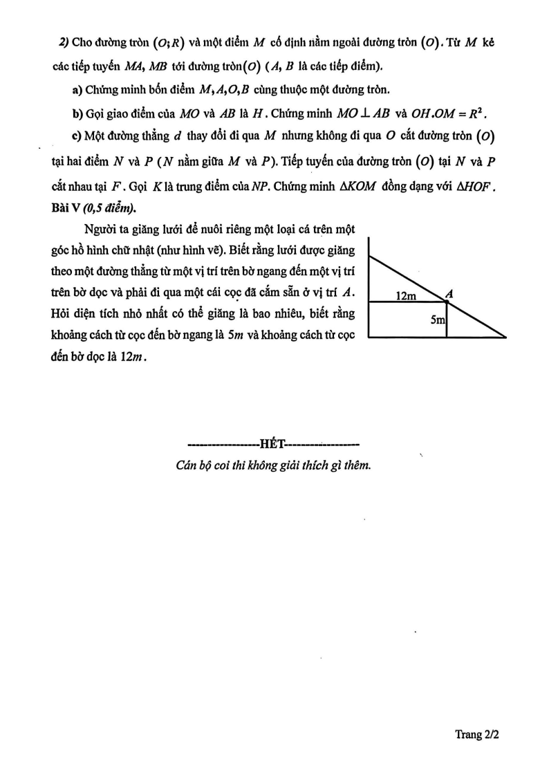 Đề thi Học kì 1 Toán 9 phường Ba Đình năm 2025-2026