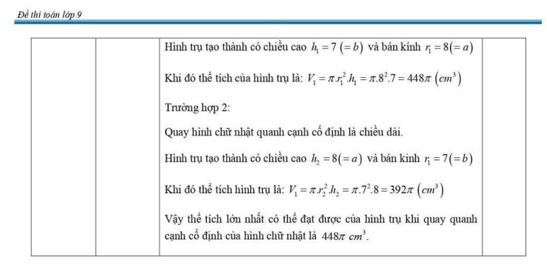 Đề thi Học kì 2 Toán 9 phòng GD&ĐT Cầu Giấy (Hà Nội) năm 2024-2025