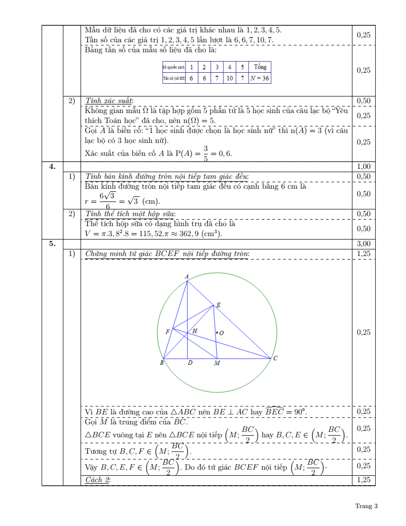 Đề thi Học kì 2 Toán 9 sở GD&ĐT Đồng Nai năm 2024-2025