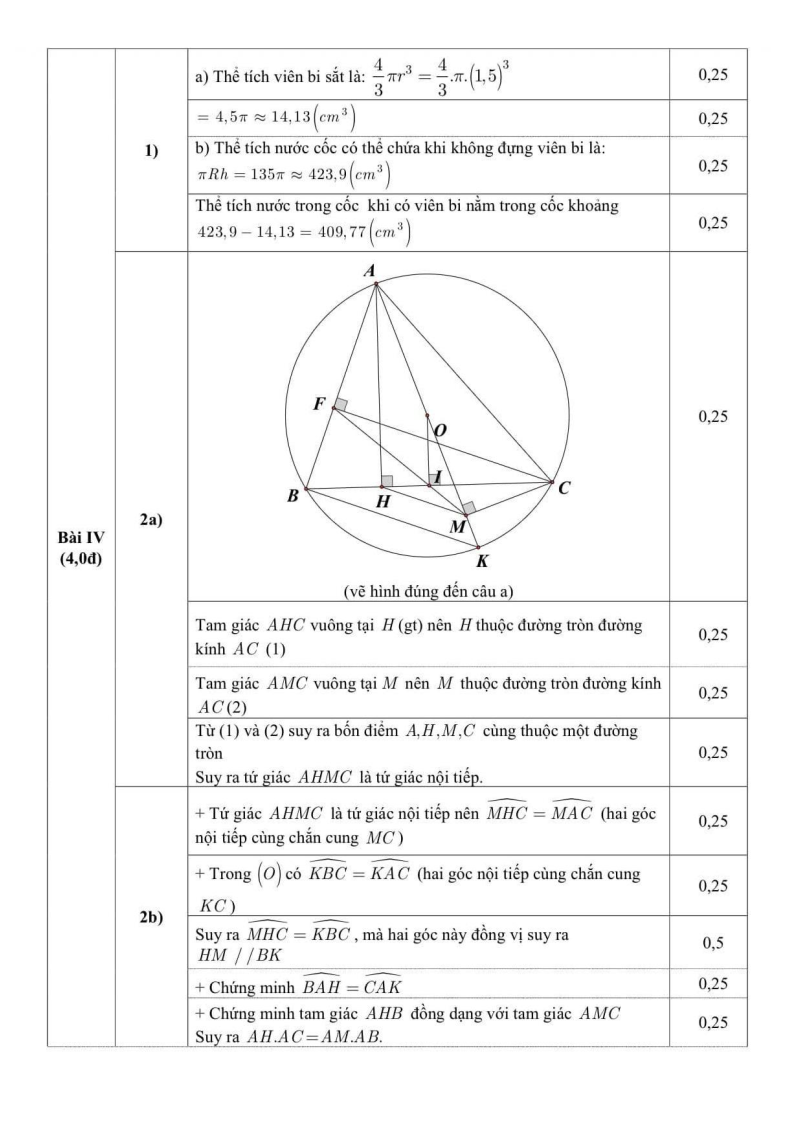 Đề thi Học kì 2 Toán 9 trường THCS Nghĩa Tân (Hà Nội) năm 2025-2026