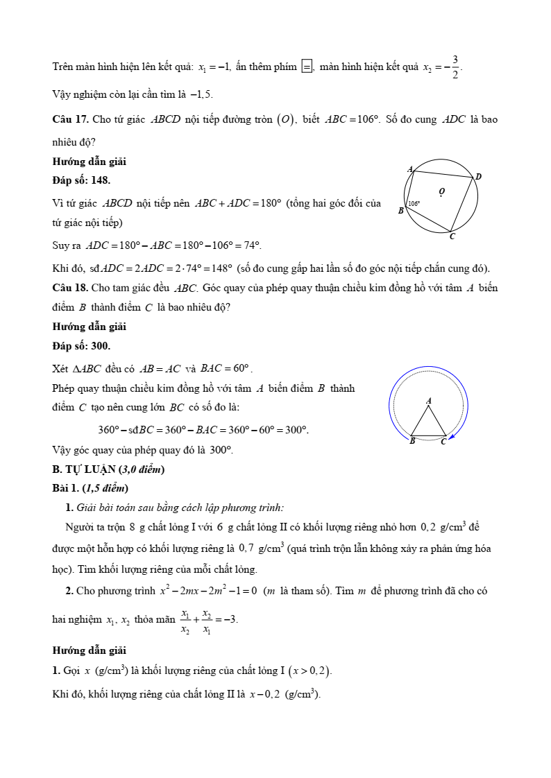10+ Đề thi Giữa kì 2 Toán 9 Kết nối tri thức (cấu trúc mới, có đáp án)