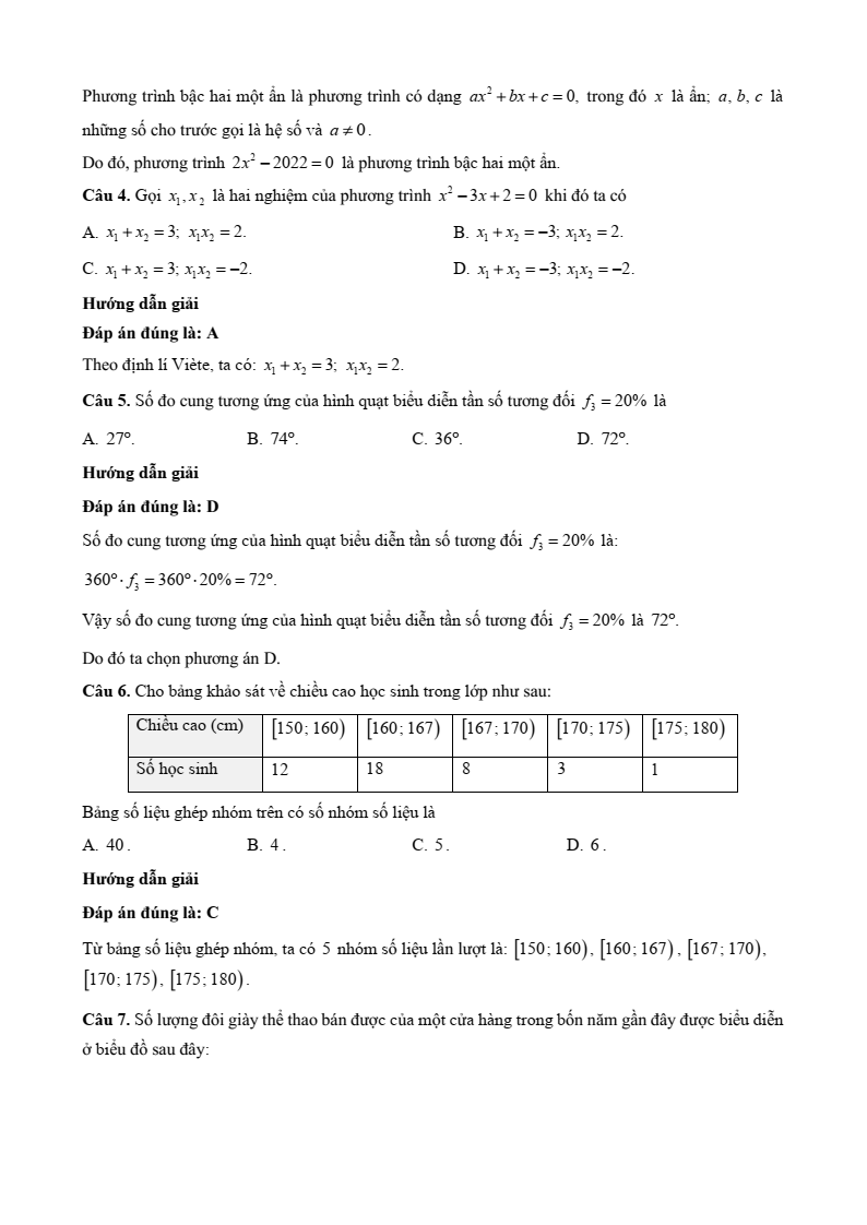 10+ Đề thi Học kì 2 Toán 9 Kết nối tri thức (cấu trúc mới, có đáp án)