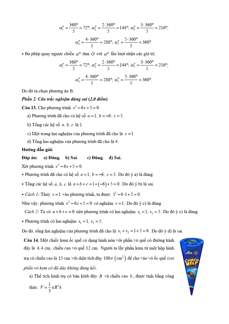 10+ Đề thi Học kì 2 Toán 9 Kết nối tri thức (cấu trúc mới, có đáp án)