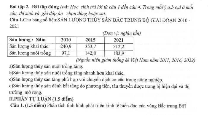 Đề thi Giữa kì 2 Lịch Sử và Địa Lí 9 năm 2025-2026 trường THCS Ngọc Lâm (Hà Nội)