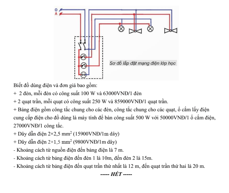 Đề thi Học kì 1 Công nghệ 9 năm 2024-2025 trường THCS Lý Thường Kiệt (Hà Nội)