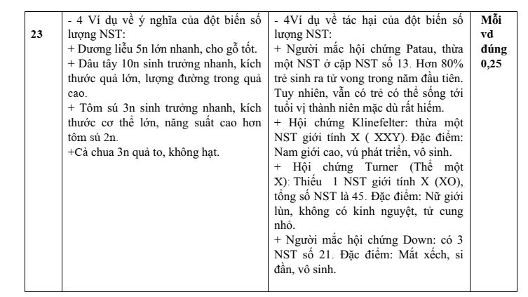 Đề thi Học kì 2 KHTN 9 năm 2025-2026 trường THCS Kim Đồng (Đà Nẵng)