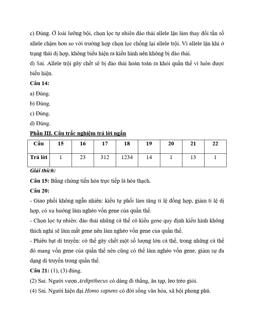 2+ Đề thi Giữa kì 2 Sinh học 12 Kết nối tri thức (cấu trúc mới, có đáp án)