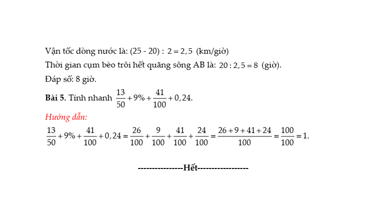 20+ Đề thi Toán lớp 5 Học kì 2 Kết nối tri thức 2026 (tải nhiều)