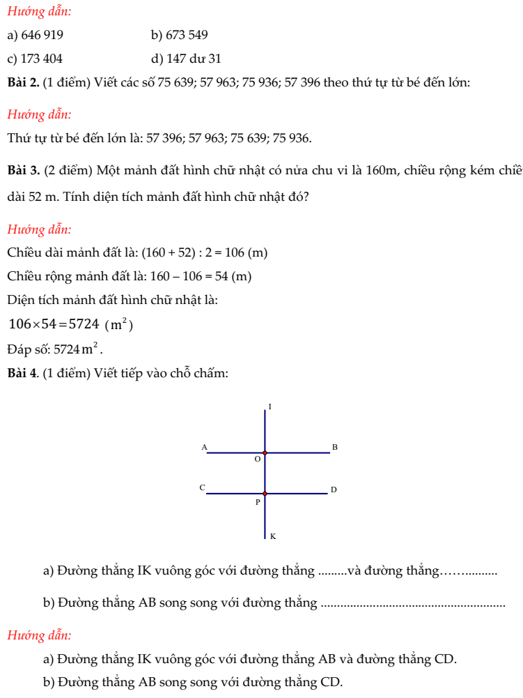 20+ Đề thi Toán lớp 4 Học kì 1 Cánh diều 2025 (tải nhiều)
