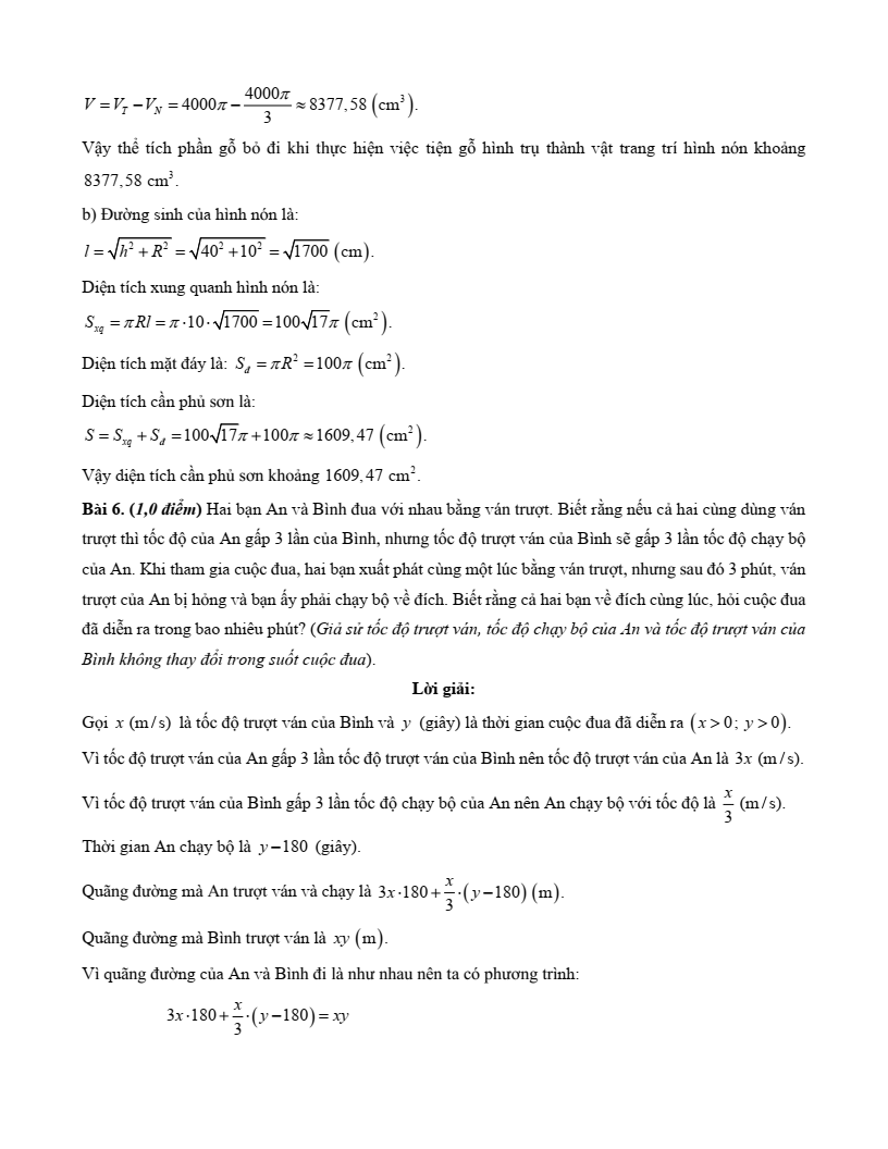 Đề minh họa Toán vào lớp 10 Tp.HCM năm 2026