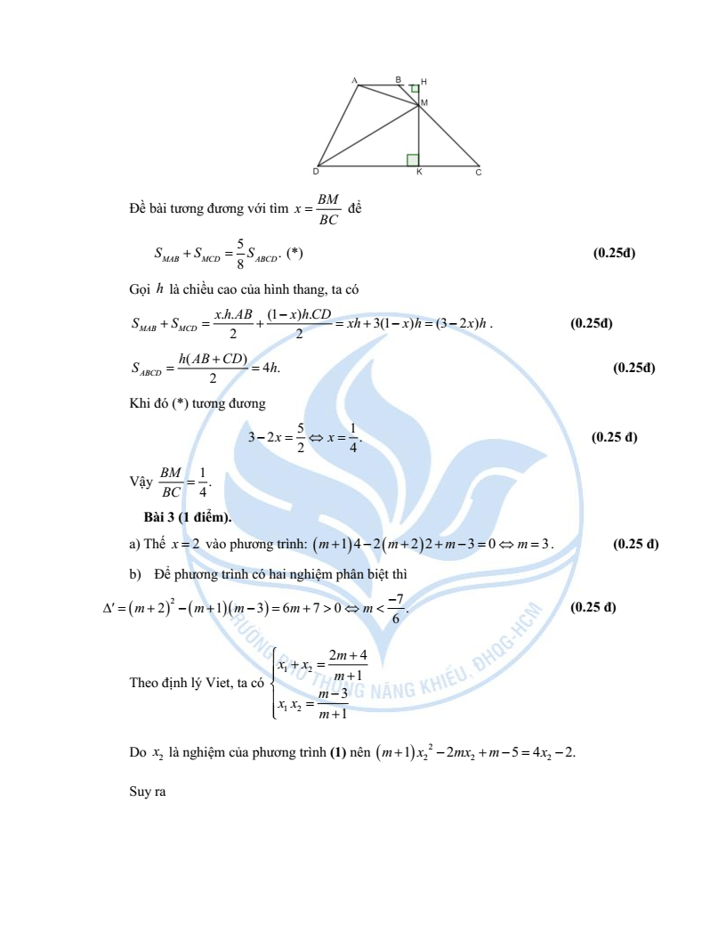 Đề minh họa vào lớp 10 trường Phổ thông Năng khiếu môn Toán (không Chuyên) 2026