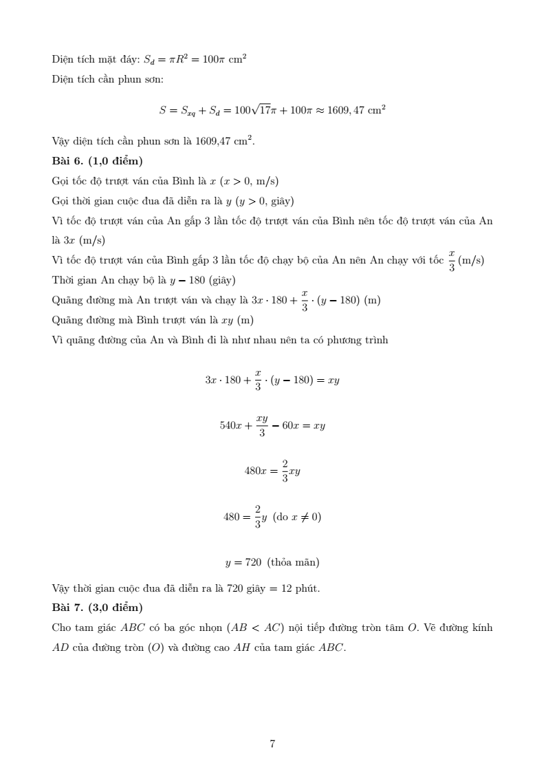 Đề thi thử Toán vào lớp 10 năm 2026 Sở GD&ĐT Tp Hồ Chí Minh