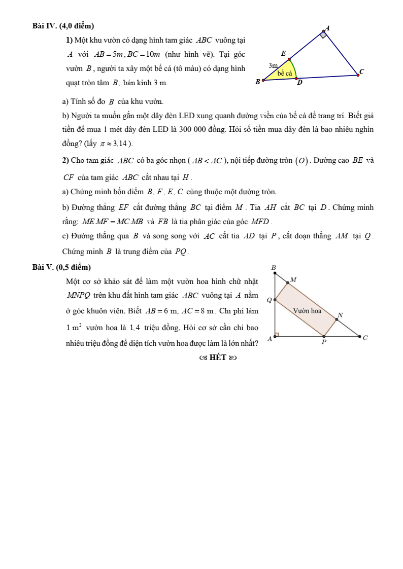 Đề thi thử Toán vào lớp 10 năm 2025-2026 trường THCS Ngọc Hồi (Hà Nội)