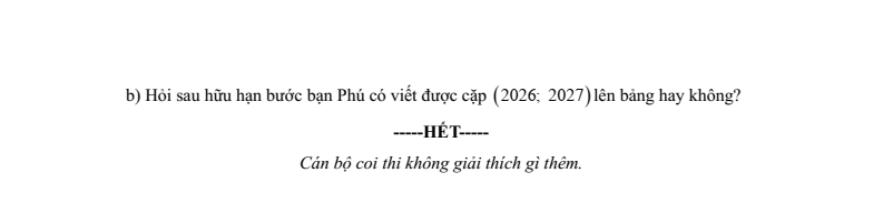 Giải Đề tuyển sinh vào lớp 10 Toán (chuyên Tin) Phú Thọ năm 2026