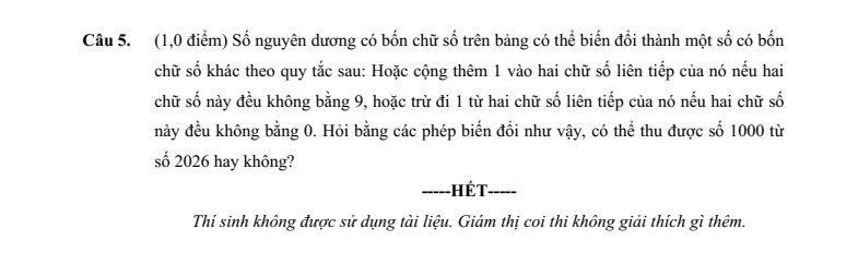 Đề tuyển sinh vào lớp 10 Toán (Chuyên) Lai Châu năm 2026