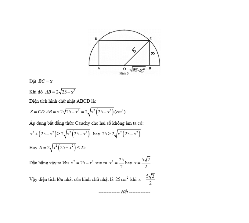 Đề thi tuyển sinh Toán vào lớp 10 Lâm Đồng năm 2025