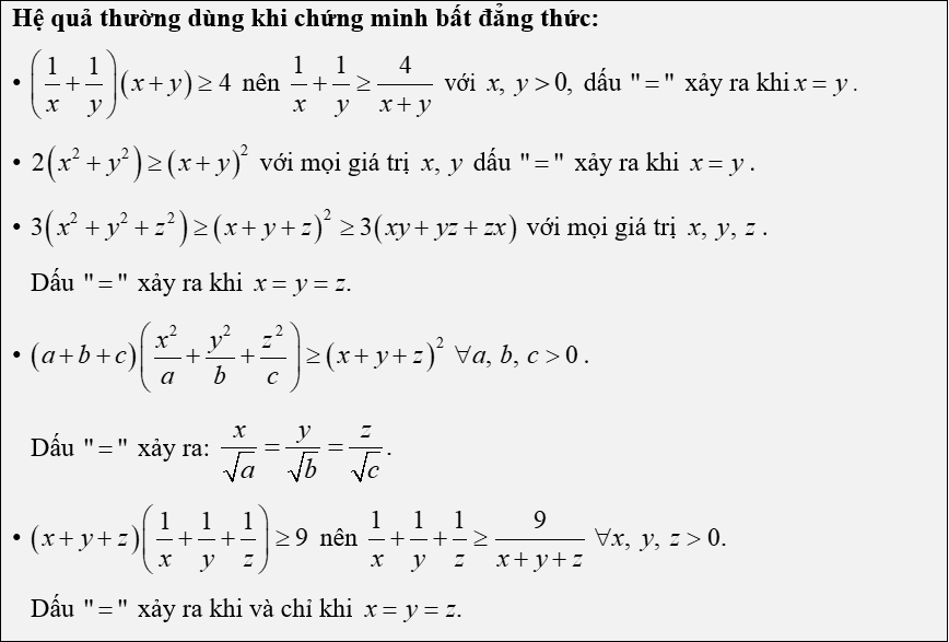 (Ôn thi Toán vào 10) Bất đẳng thức và giá trị lớn nhất, giá trị nhỏ nhất