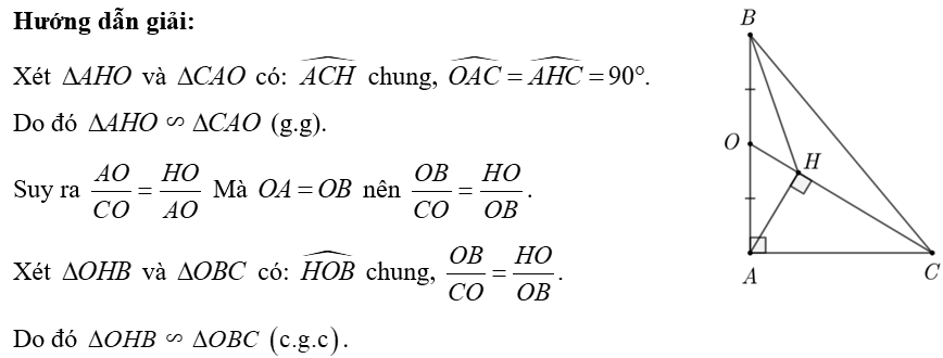 (Ôn thi Toán vào 10) Chứng minh tam giác đồng dạng và hệ thức hình học