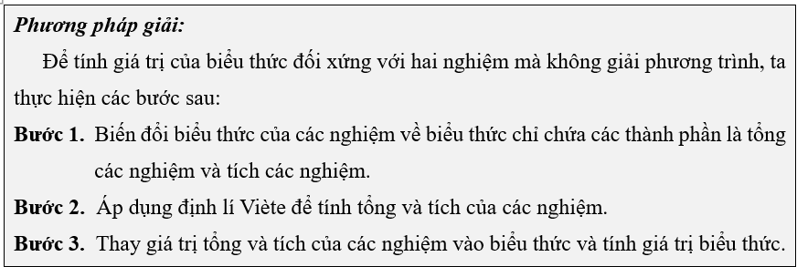 (Ôn thi Toán vào 10) Định lí Viète và ứng dụng