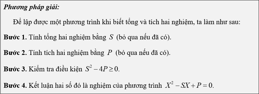 (Ôn thi Toán vào 10) Định lí Viète và ứng dụng