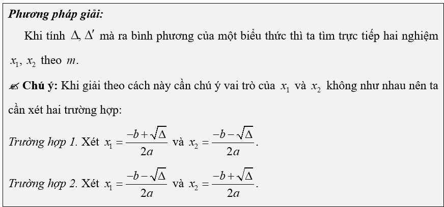 (Ôn thi Toán vào 10) Định lí Viète và ứng dụng