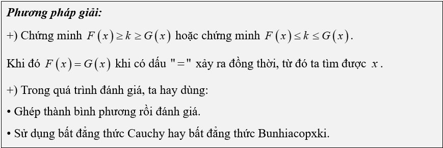 (Ôn thi Toán vào 10) Giải phương trình vô tỉ bằng phương pháp đánh giá
