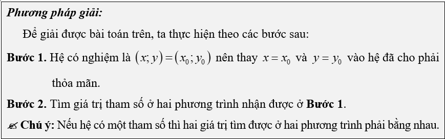 (Ôn thi Toán vào 10) Giải và biện luận hệ phương trình bậc nhất hai ẩn và các bài toán liên quan