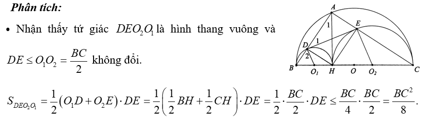 (Ôn thi Toán vào 10) Một số bài toán về cực trị hình học