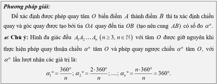 (Ôn thi Toán vào 10) Phép quay