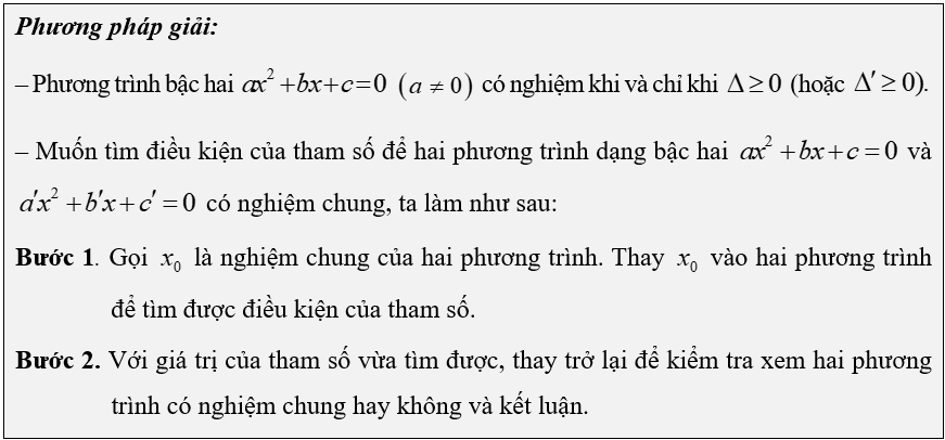 (Ôn thi Toán vào 10) Phương trình bậc hai