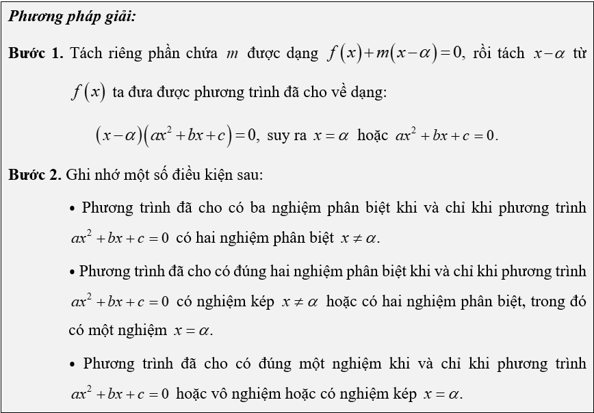 (Ôn thi Toán vào 10) Phương trình chứa tham số