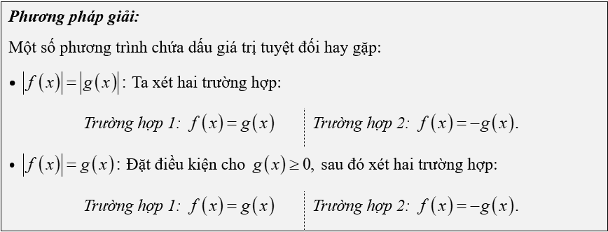 (Ôn thi Toán vào 10) Phương trình không chứa tham số