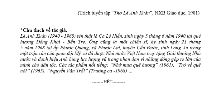 Đề thi thử Văn vào lớp 10 năm 2025 Phòng GD&ĐT Huyện Hà Trung