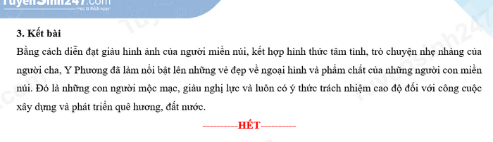 Đề thi vào 10 Văn Bắc Giang năm 2024 (chính thức)