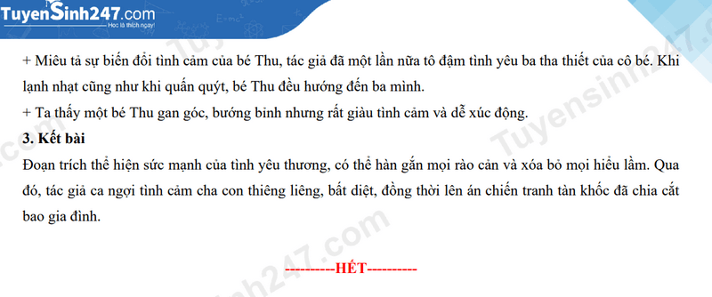 Đề thi vào 10 Văn Hậu Giang năm 2024 (chính thức)