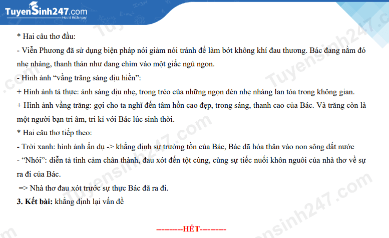 Đề thi vào 10 Văn Quảng Trị năm 2024 (chính thức)