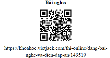 (Ôn thi Tiếng Anh vào 10) Dạng bài Nghe và điền đáp án