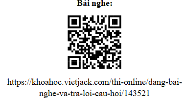 (Ôn thi Tiếng Anh vào 10) Dạng bài Nghe và trả lời câu hỏi