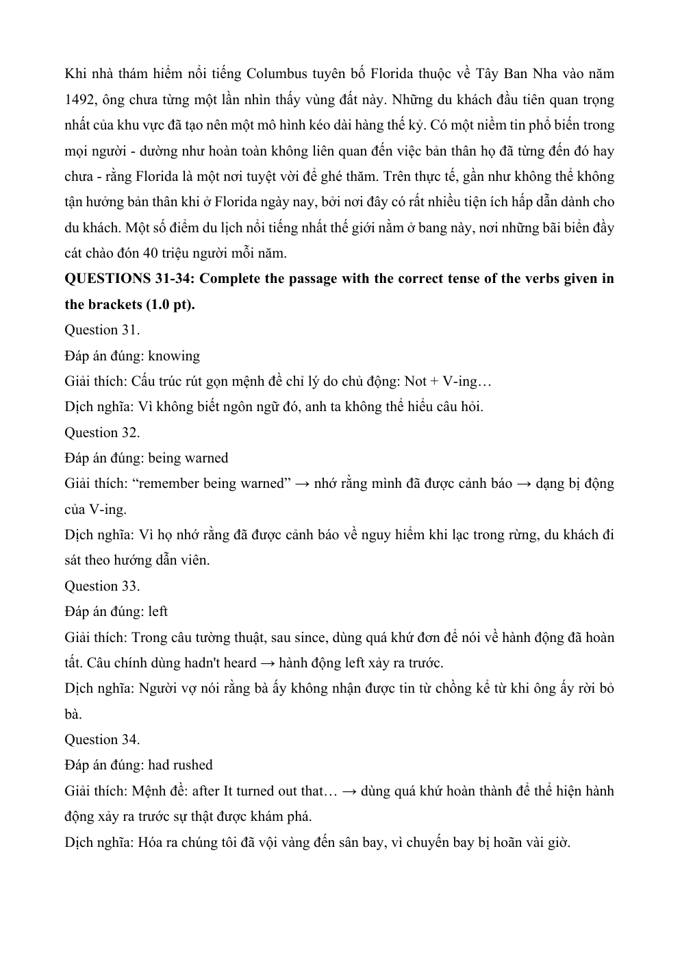 Đề minh họa Tiếng Anh vào lớp 10 Đồng Tháp (Chuyên) năm 2026