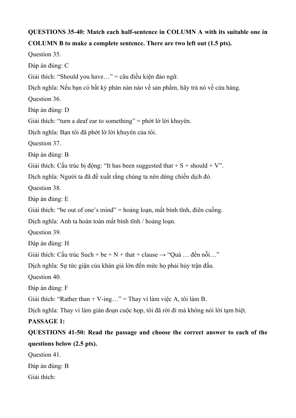 Đề minh họa Tiếng Anh vào lớp 10 Đồng Tháp (Chuyên) năm 2026