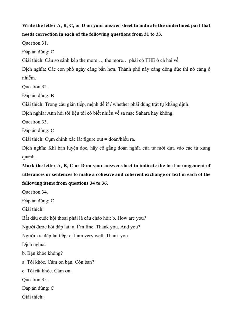 Đề minh họa Tiếng Anh vào lớp 10 Đồng Tháp năm 2026