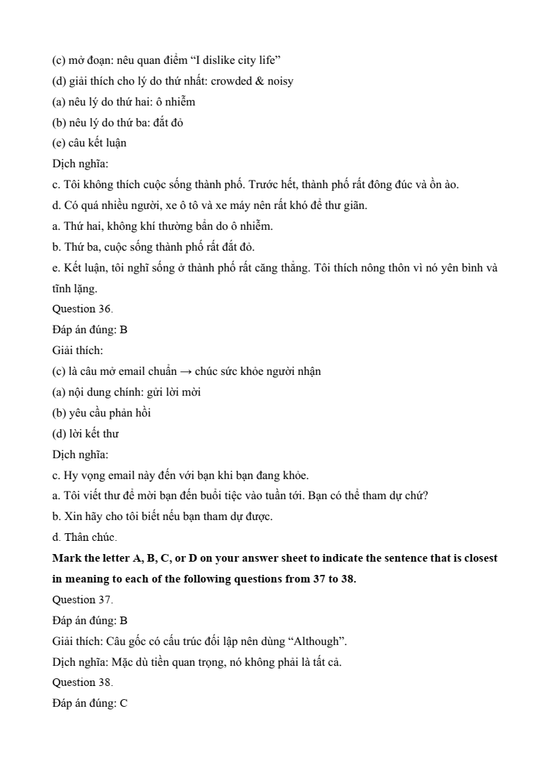 Đề minh họa Tiếng Anh vào lớp 10 Đồng Tháp năm 2026