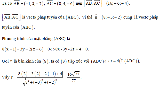 Đề thi Giữa kì 2 Toán lớp 12 có đáp án (5 đề)