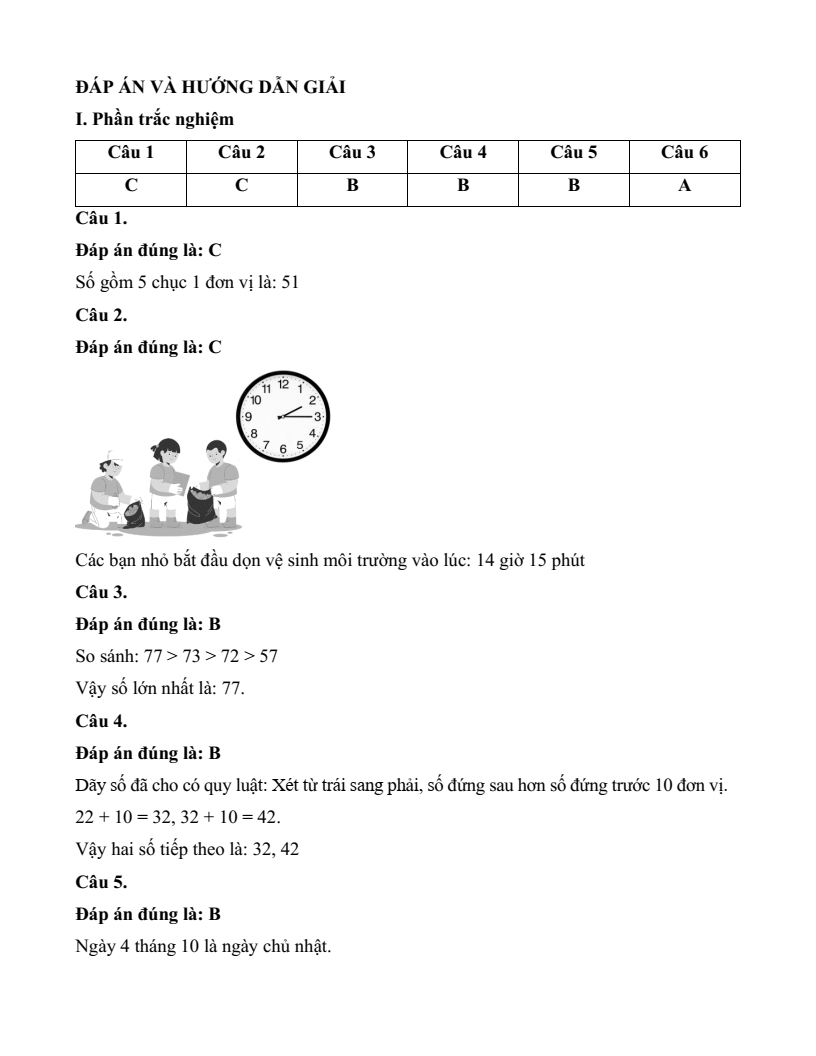 25 Đề thi Học kì 1 Toán lớp 2 Chân trời sáng tạo năm 2025 (có đáp án)