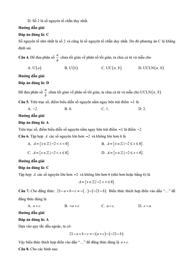 26 Đề thi Cuối kì 1 Toán 6 Kết nối tri thức năm 2025 (có đáp án)