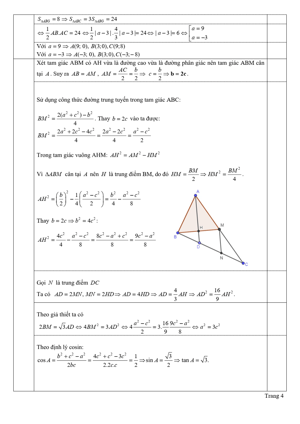 Đề thi học sinh giỏi Toán 10 sở GD&ĐT Hà Tĩnh năm 2025-2026