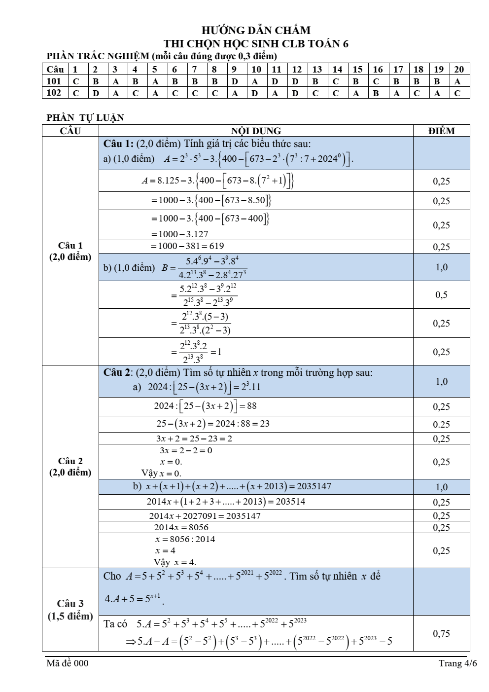 Đề thi học sinh giỏi Toán 6 trường THCS TT Đồi Ngô (Bắc Ninh) năm 2025-2026